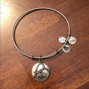 Alex and ani love bracelet